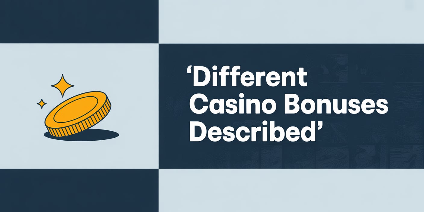 Different Casino Bonuses Described