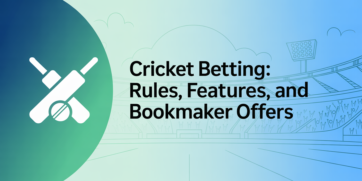 Cricket Betting: Rules, Features, and Bookmaker Offers