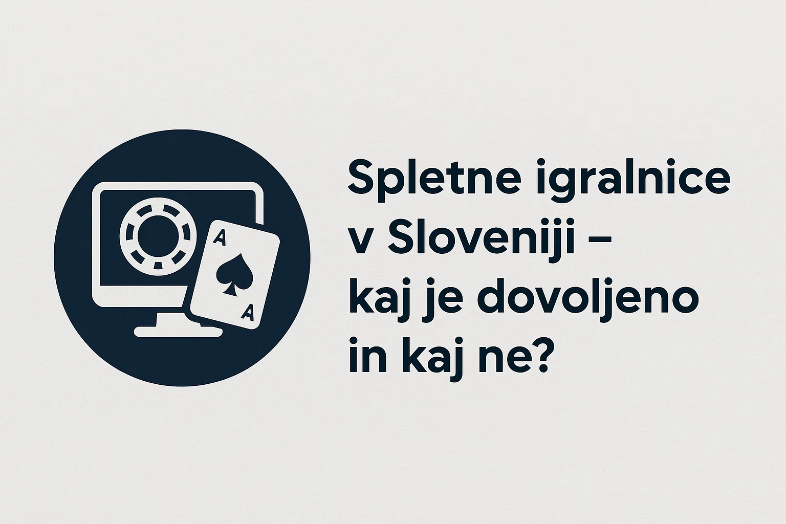 Spletne igralnice v Sloveniji – kaj je dovoljeno in kaj ne?